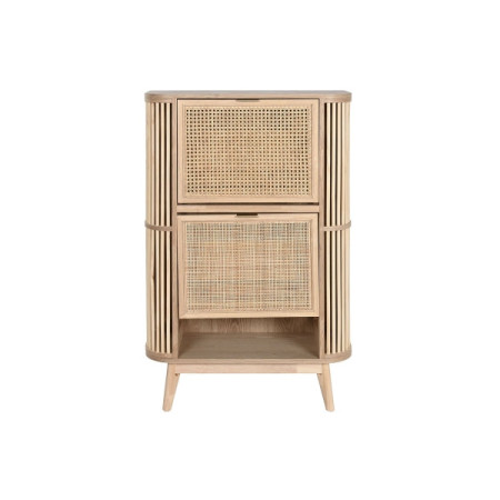 PANTOFAR HOME ESPRIT AURIU NATURAL RATAN LEMN DE BRAD TROPICAL 70 X 29 X 115 CM