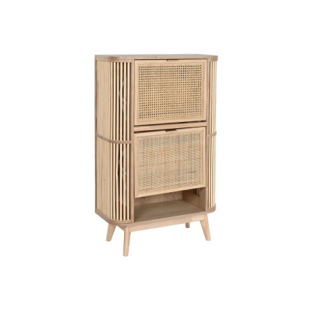 PANTOFAR HOME ESPRIT AURIU NATURAL RATAN LEMN DE BRAD TROPICAL 70 X 29 X 115 CM