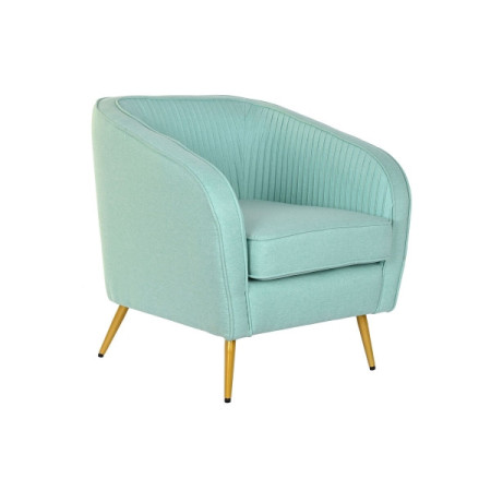 FOTOLIU DKD HOME DECOR VERDE AURIU METAL 70 X 68 X 73 CM