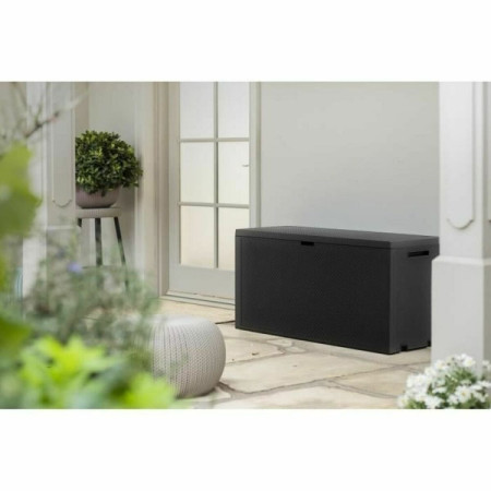 Cufăr pentru aer liber Keter Emily Gri închis Rășină Plastic (118 x 45 x 58 cm)