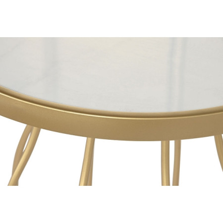 DKD Home Decor Metal Slate Side Table - Acasa