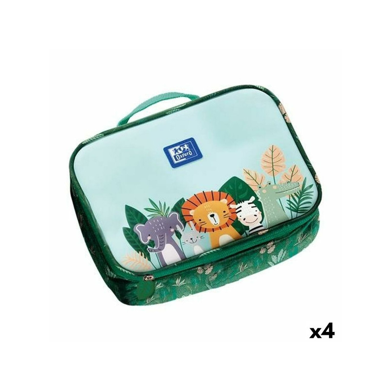 GEANTĂ TERMOIZOLANTĂ PENTRU GUSTĂRI OXFORD MULTICOLOR 22 X 17 X 7 CM (4 UNITĂȚI) GEANTĂ TERMOIZOLANTĂ PENTRU GUSTĂRI OXFORD MULTICOLOR 22 X 17 X 7 CM (4 UNITĂȚI)