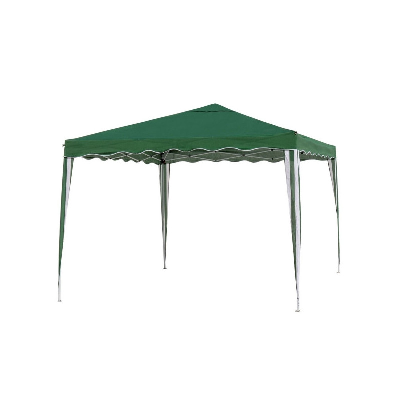 PERGOLĂ POLIESTER OȚEL 300 X 300 X 250 CM PERGOLĂ POLIESTER OȚEL 300 X 300 X 250 CM