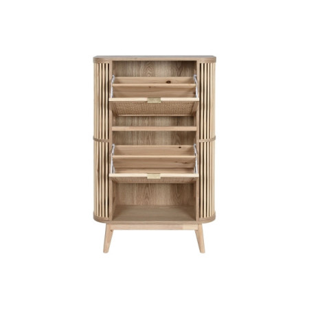 PANTOFAR HOME ESPRIT AURIU NATURAL RATAN LEMN DE BRAD TROPICAL 70 X 29 X 115 CM